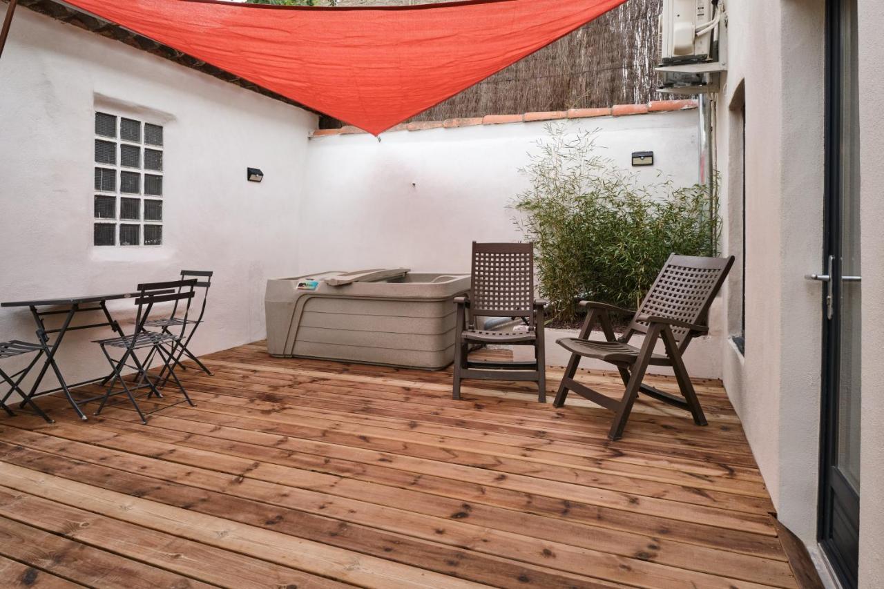 Melina - Jacuzzi - Maison Avec Cour Climatisee Proche Cite Medieval Carcassone Exterior photo